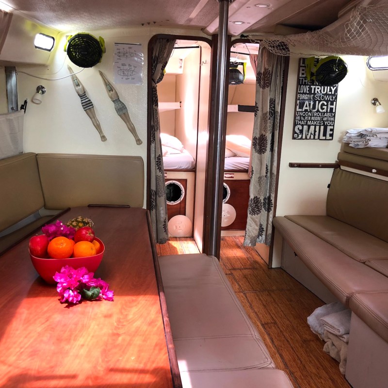 a view of a living room