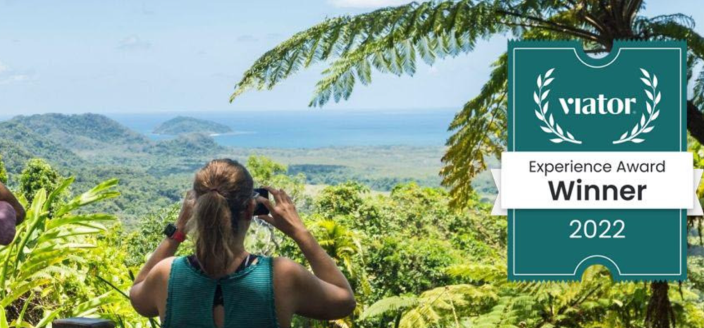 a person holding a sign in front of a tree