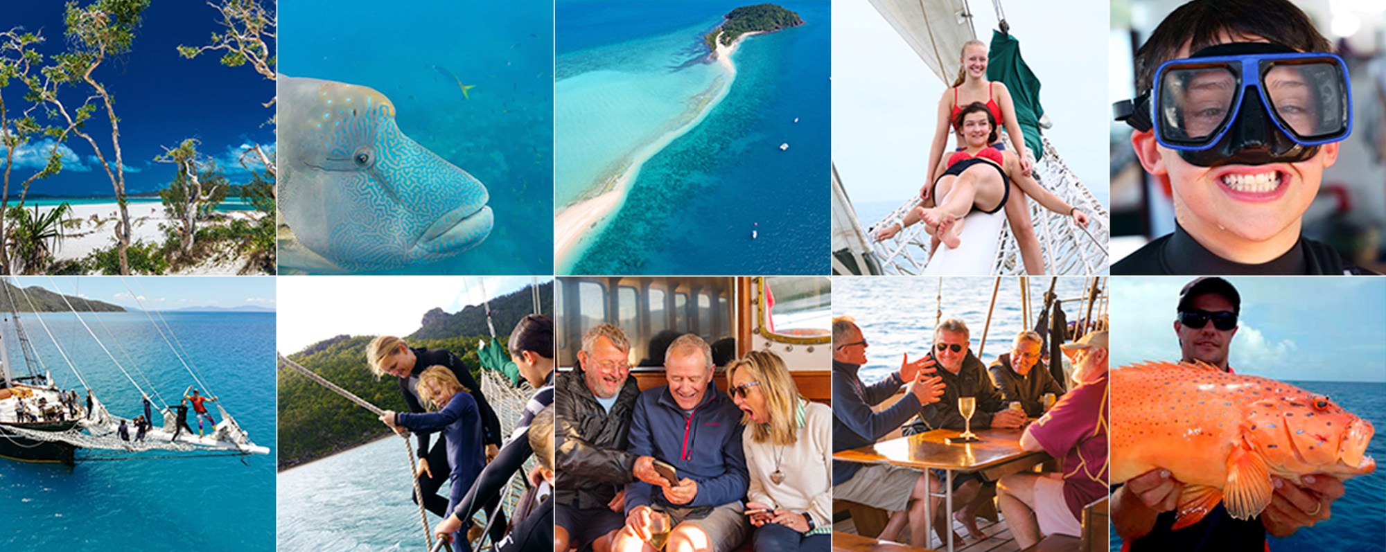 a group of people on a boat posing for the camera